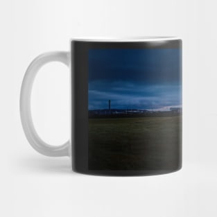 Newcastle Town Moor Cityscape At Dusk Mug